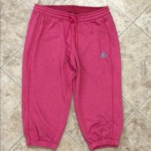 Adidas cropped sweatpants